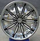 22 Velocity 820 Chrome Wheel Rim Tire 300C Charger 24