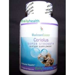 Coriolus Super Strength 600mg  Turkey Tail  Medicinal Mushrooms *NEW 
