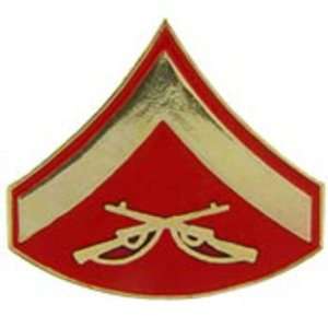  U.S.M.C. E3 Lance Corporal Pin 3/4 Arts, Crafts & Sewing