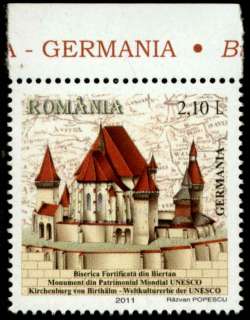 JOINT STAMP ISSUE ROMANIA GERMANY,MONUMENT FROM UNESCO; STAMP MNH 2012 