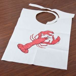  Disposable Paper Lobster Bib 500 / CS