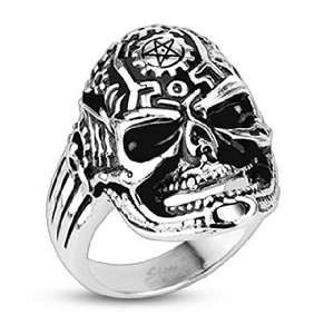   Clockworks Death Skull Cast Ring   Size 9 West Coast Jewelry Jewelry
