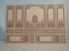 World & Model Relief 34802 Wallpaper Panel dollhouse 1p 1/12 scale