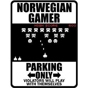  New  Norwegian Gamer   Parking Only ( Invaders Tribute 