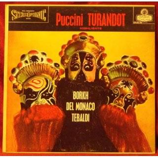 Highlights From Turandot by Giacomo Puccini, Alberto Erede, Ezio 