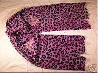 Purple Leopard Skin Cheetah Girls Fleece Scarf XtraWide  