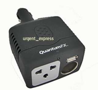 300W 3 PORT CAR POWER INVERTER CHARGER DC TO AC WITH BUILT IN 