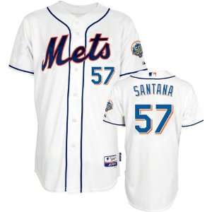 Johan Santana Jersey Adult Majestic Alternate White Authentic Cool 