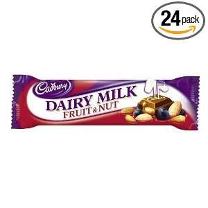 Cadbury Fruit & Nut, 3.5 Ounce Units (Pack of 24)  Grocery 