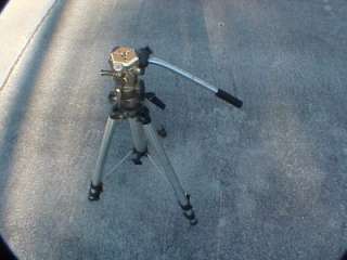   PROFESSIONAL VIDEO TRIPOD # 3033 & # 3063 USED FLUID HEAD NICE  