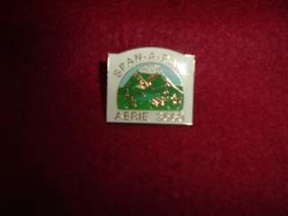 CLASSIC SPAN A PARK EAGLES AERIE 3563 COLLECTOR PIN  