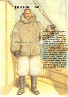   Matthew Henson. He was the first man to stand on top of the world