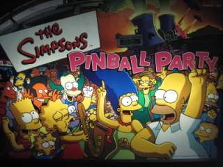 SIMPSONS PINBALL PARTY ARCADE PINBALL MACHINE by STERN    
