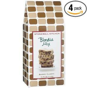 Stonewall Kitchen Blondie Mix, 17 Ounce Boxes (Pack of 4)  