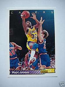 92 93 Upper Deck MAGIC JOHNSON Lakers Card # 32a Mint  