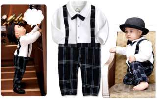 Funky Cute Baby Boy Sleepsuits Fancy Dress Bodysuit Outfit Clothes 3 6 