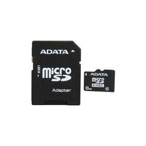  ADATA 8GB Class 10 Micro SDHC Flash Card with SD adaptor 