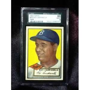  1952 Topps #314 Roy Campanella Dodgers SGC 88  PSA 8 