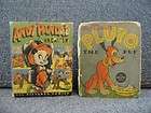 Lot of 2 Big Little Books Pluto The Pup Andy Pandas Vacation 1940s 