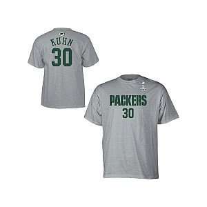   Green Bay Packers John Kuhn Super Bowl XLV Name & Number T Shirt Small