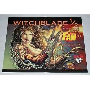 Sexy 1995 Witchblade Promo Comic Book Shop Witch Girl Promotional 