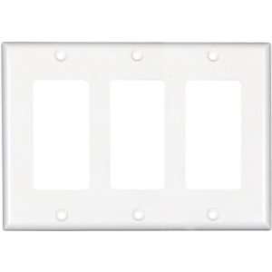  HONEYWELL STRUCTURED 3GDFW FACEPLATE,3GANG,DEC,WHITE,10P 