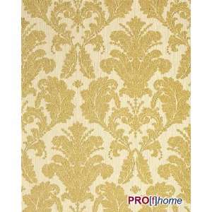 EDEM 752 31 embossed heavyweight vinyl wallpaper baroque gold white 