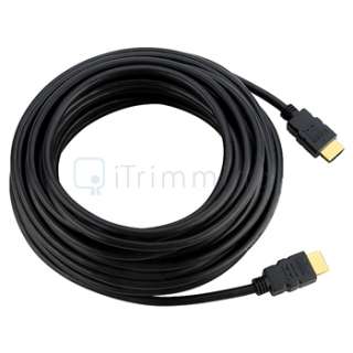35Ft 10m Hi Speed HDMI Cable Gold 1080p For PS3 HDTV  