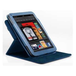 360 Degree Rotary Leather Case Cover for  Kindle Fire 7 Tablet 