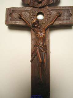   Photo of the Relics of Person Named   Antique Hand Carved Cross