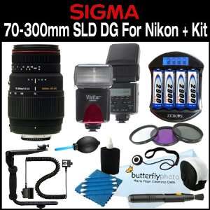  Sigma 70 300mm f/4 5.6 SLD DG Macro Lens with built in 