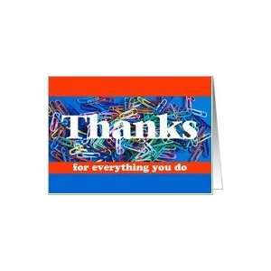  Administrative Professional Day Card    Everything you Do 