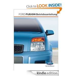 Ford Fusion Betriebsanleitung (Europe) (German Edition) Ford of 