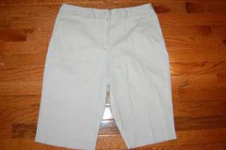 PANTOLOGY bermuda shorts womens khaki tan size 12  