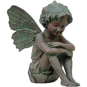  GSI Homestyles Caroline Fairy Statuary H Bronze Patina, 12 