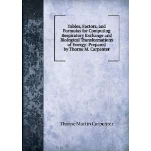    Prepared by Thorne M. Carpenter Thorne Martin Carpenter Books