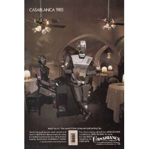  Print Ad 1985 Casablanca Ceiling Fan Casablanca Books