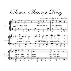   Sunny Day Irving Berlin Easy Piano Sheet Music Irving Berlin Books