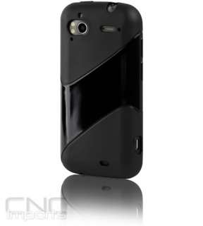 TMOBILE HTC SENSATION 4G GEL HYBRID TPU CASE COVER BLACK G14 Z710E 