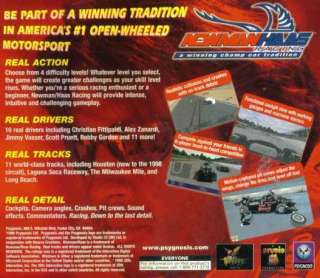 Newman Haas Racing PC CD open wheeled car race game  