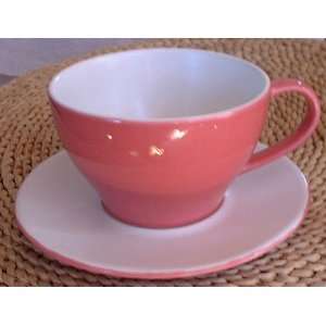  Starbucks Pink Heart Coffee Tea Mug Cup Saucer NEW 2006 