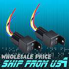2Pack Car 12V DC 40A Relay & Socket SPST 4Pin 4 Wire Fast US Delivery