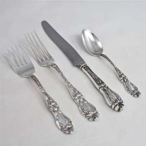  Lily by F.M. Whiting, Sterling 4 PC Setting, Luncheon Size 