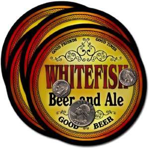 Whitefish, MT Beer & Ale Coasters   4pk