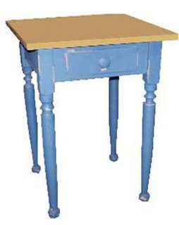 Coastal Cottage Style SIDE END TABLE 40 Painted Colors Solid Wood Fine 