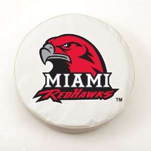  Miami of Ohio University RedHawks White Spare Tire Covers 
