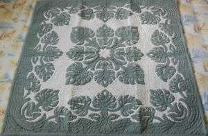   quilt wall hanging/baby blanket 100% hand quilted/hand appliqued 42x42