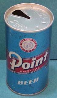 Stevens Point WI Wisconsin Special Beer vintage blue tin can  