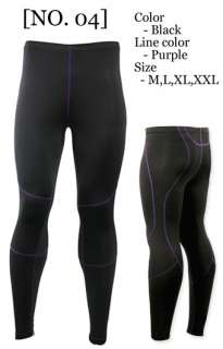 New Mens Muscle Compression Under Layer tight Pants   Long style   ATB 