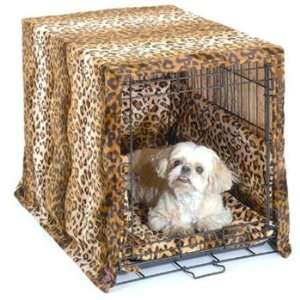  Dog Supplies Leopard Dog Crate Cover   Medium Pet 